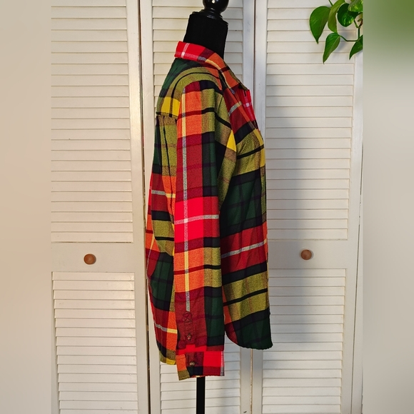 American Eagle Outfitters Multicolor Plaid Shirt - Picture 2 of 11